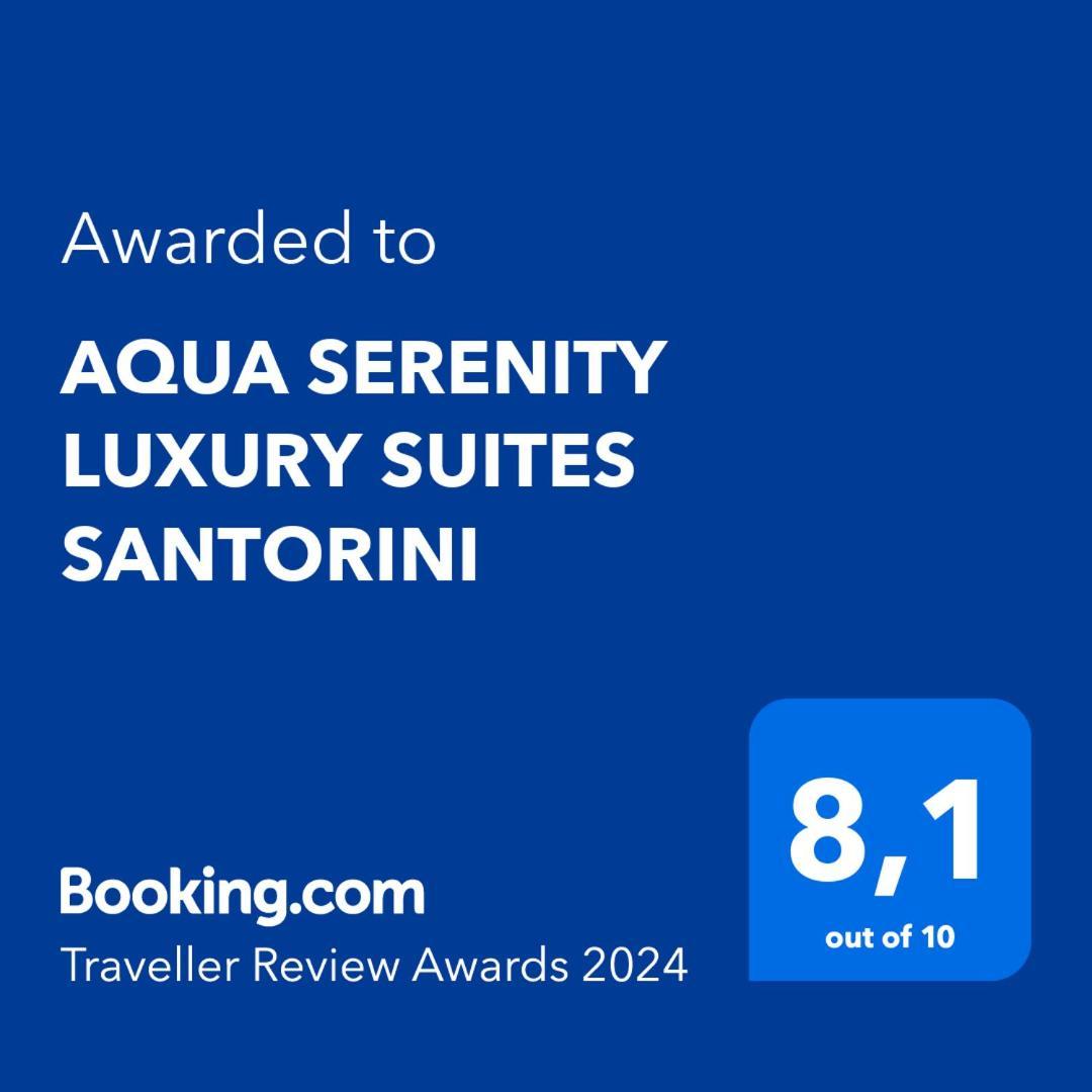 Aqua Serenity Luxury Suites Santorini Foinikia  Bagian luar foto